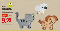 Lidl LIVARNO Lampe LED pour chambre d'enfant offre