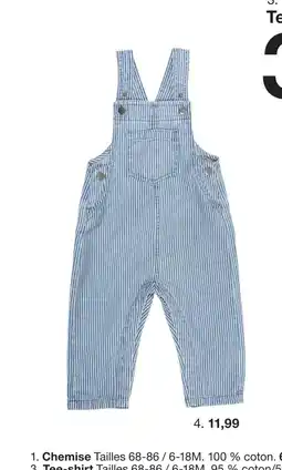 Zeeman Salopette offre