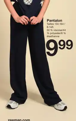 Zeeman Pantalon offre