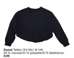 Zeeman Sweat Tailles offre