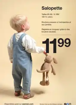 Zeeman Salopette offre