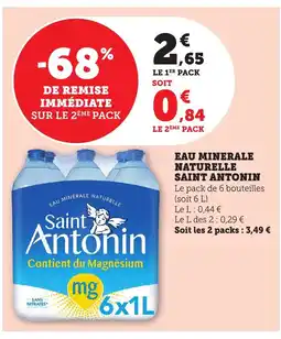 Bi1 SAINT ANTONIN Eau minérale naturelle offre