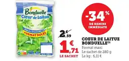 Bi1 BONDUELLE Coeur de laitue offre