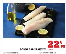 Bi1 Dos de cabillaud offre