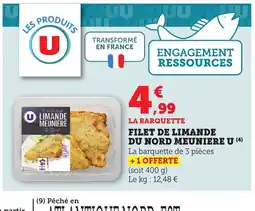 Bi1 U Filet de limande du nord meuniere offre