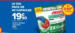 Carrefour Market ARIEL GRANDIOSE XXL PACK offre
