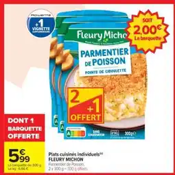 Carrefour Market Parmentier de Poisson offre