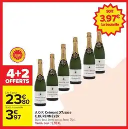 Carrefour Market A.O.P. Crémant D’Alsace E.DURENMEYER offre