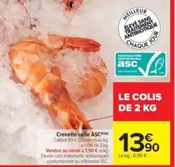 Carrefour Market Crevette cuite ASC offre