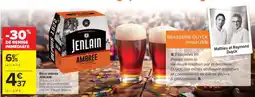 Carrefour BIÈRE AMBRÉE “JENLAIN” offre