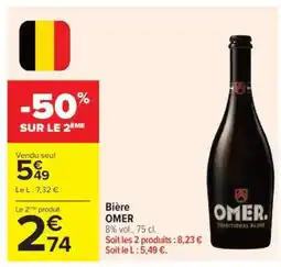 Carrefour Bière OMER offre