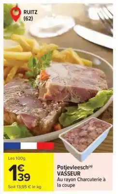 Carrefour Potjevleesch VASSEUR offre