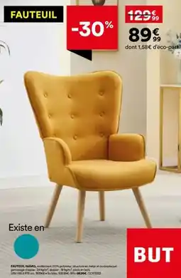 BUT Fauteuil blanco offre