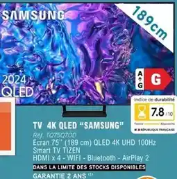 E.Leclerc Samsung - tv 4k qled offre
