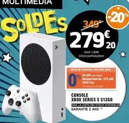 E.Leclerc Microsoft - console xbox series s 51260 offre