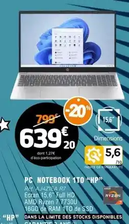 E.Leclerc Hp - notebook offre