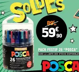 E.Leclerc Posca - pack festif 26 offre