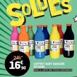 E.Leclerc Colas - coffret baby gouache offre