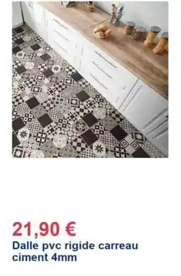 Décor Discount Dalle pvc rigide carreau ciment offre