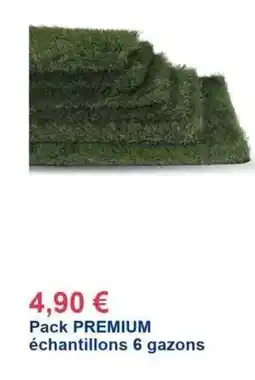 Décor Discount Pack premium échantilons 6 gazons offre
