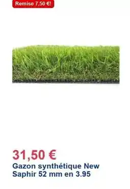 Décor Discount Gazon synthétique new saphir offre