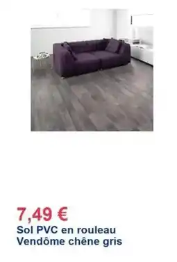 Décor Discount Sol pvc en rouleau vendôme chêne gris offre