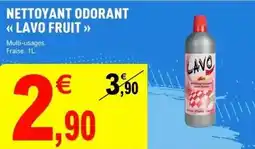 E.Leclerc Nettoyant odorant lavo fruit offre