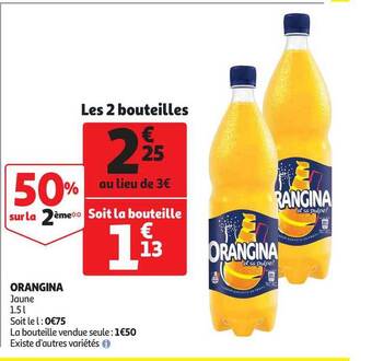 Auchan Orangina offre