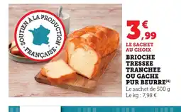 Bi1 Brioche tressee tranchee ou gache pur beurre offre