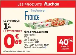 Auchan AUCHAN Pâte à pizza offre