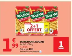 Auchan PANZANI Pnne rigate offre