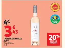 Auchan PIERRE CHANAU Sable de camargue aop offre
