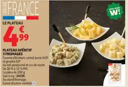 Auchan Plateau apéritif 3 fromages offre