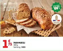 Auchan Pain muesli offre