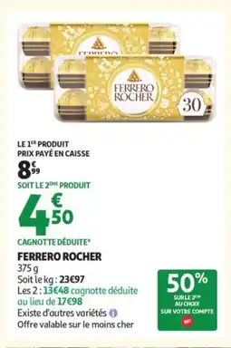 Auchan FERRERO ROCHER offre