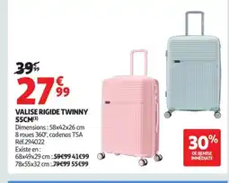 Auchan TWINNY Valise rigide offre