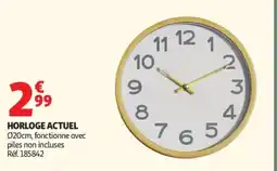Auchan ACTUEL Horloge offre