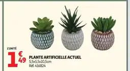 Auchan ACTUEL Plante artificielle offre