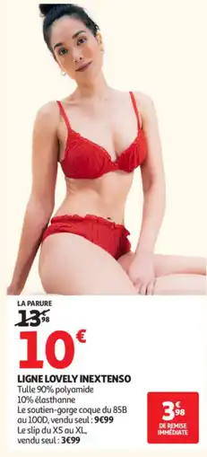 Auchan INEXTENSO Ligne lovely offre