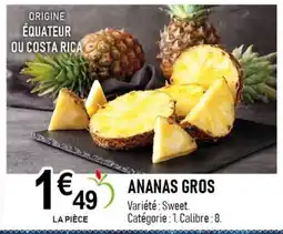 marché frais Géant Ananas gros offre