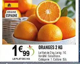 marché frais Géant Oranges offre