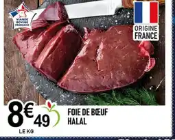 marché frais Géant Foie de bœuf halal offre
