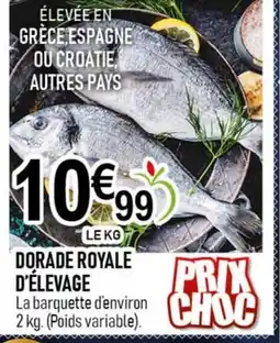 marché frais Géant Dorade royale d'élevage offre