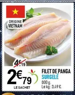 marché frais Géant Filet de panga surgelé offre