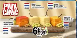 marché frais Géant Cheddar rouge 34,9% de mat. gr. offre