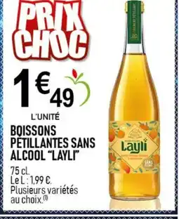 marché frais Géant LAYLI Boissons pétillantes sans alcool offre