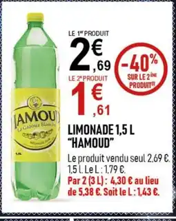 marché frais Géant HAMOUD Limonade offre
