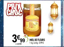 marché frais Géant MIEL DE FLEURS offre