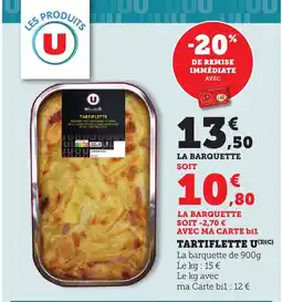 Maximarché U Tartiflette offre