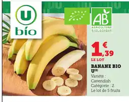Maximarché U Banane bio offre